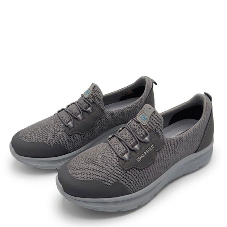 KING PAOLO Men's Suede Shoes - Gray (44) 1