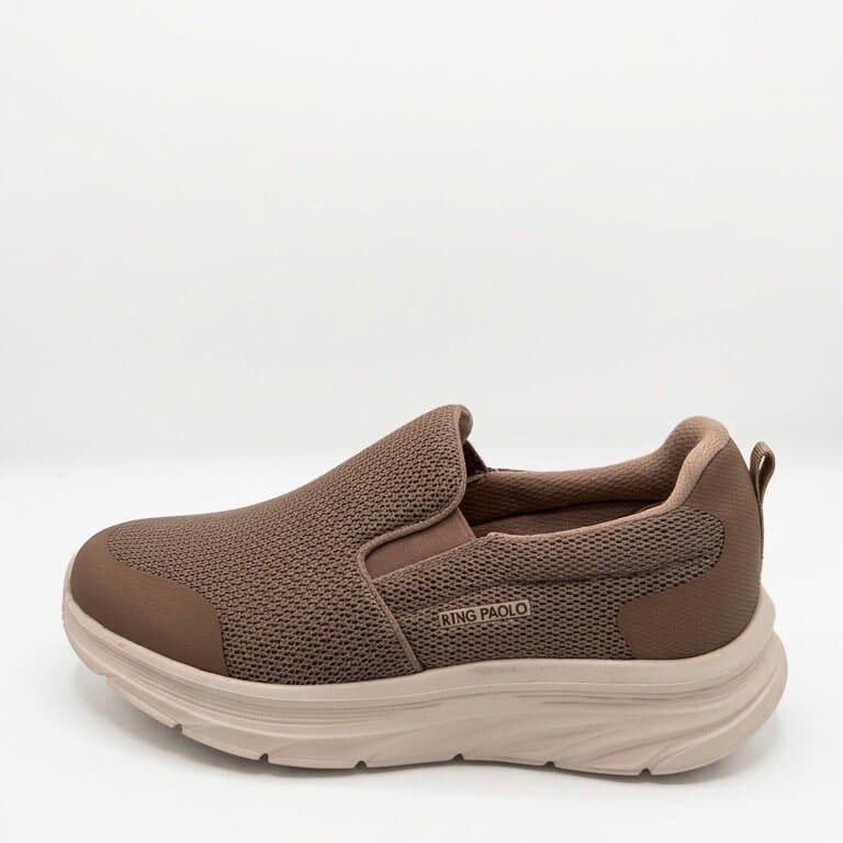 KING PAOLO Men's Suede Shoes - Brown (44) 1