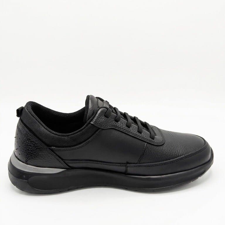 King Paolo Men's Leather Shoes - Black (44) 3