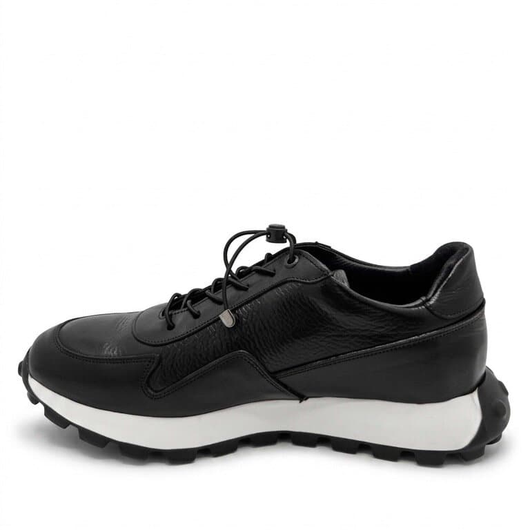 Grand Oxford Men's Leather Shoes - Black (44) 2