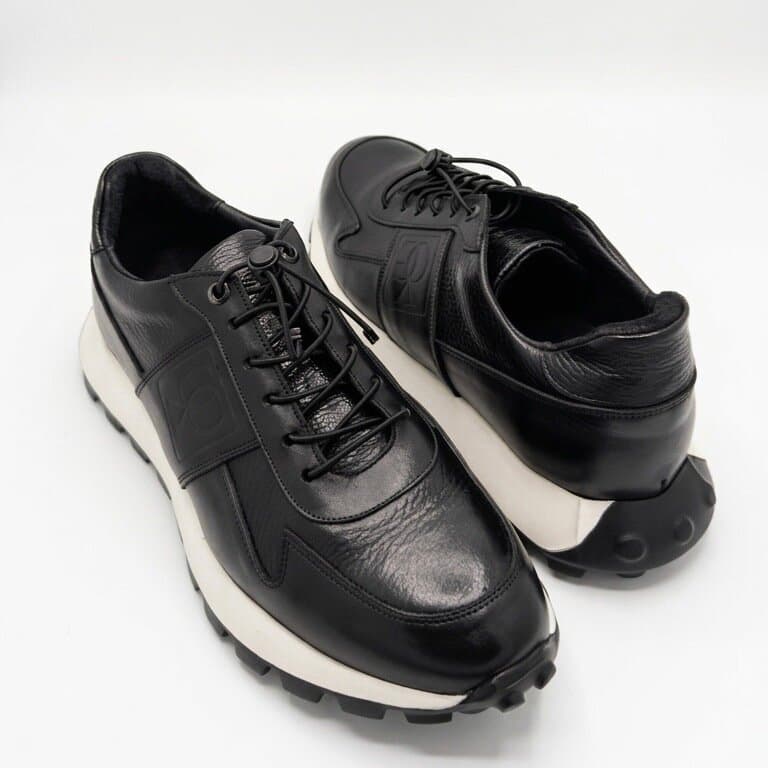 Grand Oxford Men's Leather Shoes - Black (44) 4