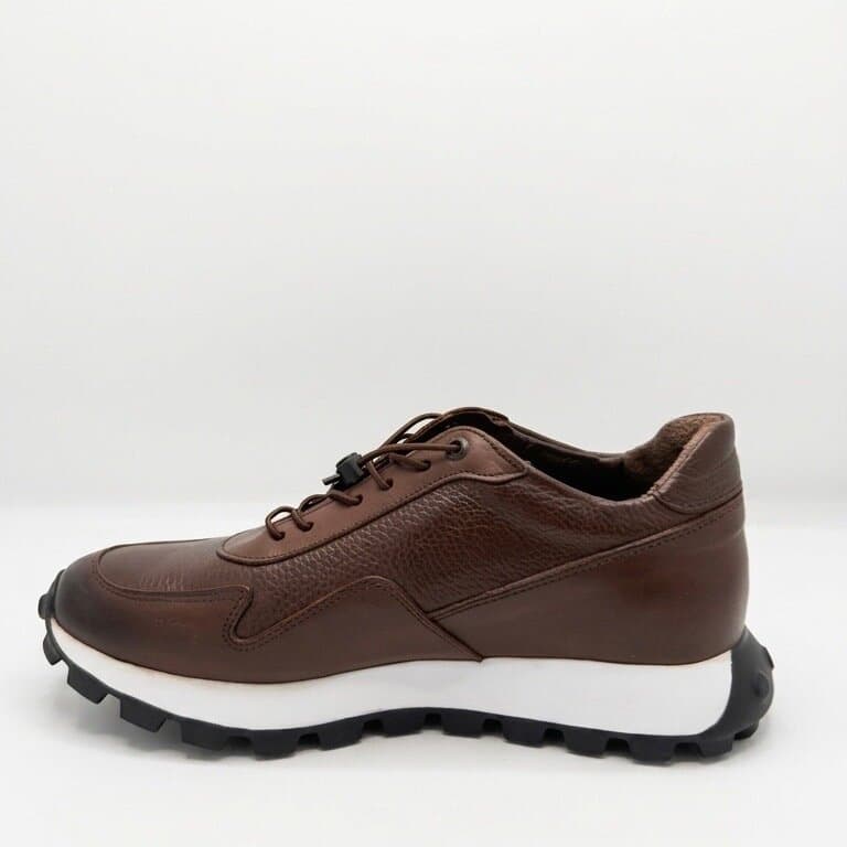 Grand Oxford Men's Leather Shoes - Dark Brown (44) 2