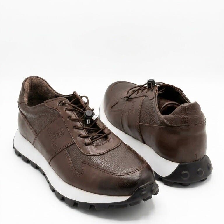 Grand Oxford Men's Leather Shoes - Dark Brown (44) 4