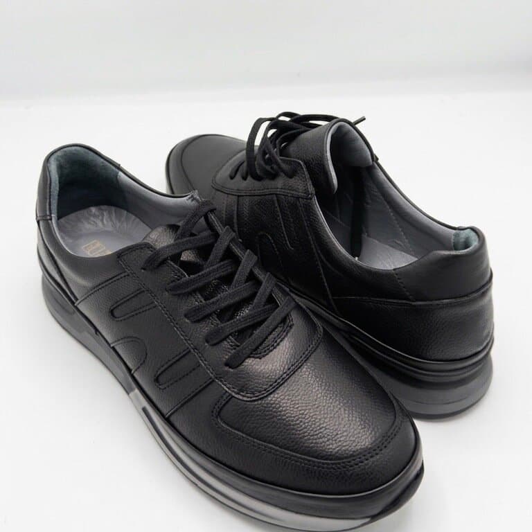 Grand Oxford Men's Leather Shoes - Black (44) 4