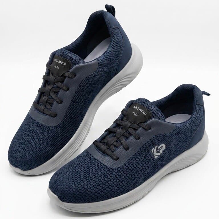 King Paolo Men's Shoes - Navy Blue (44) 1