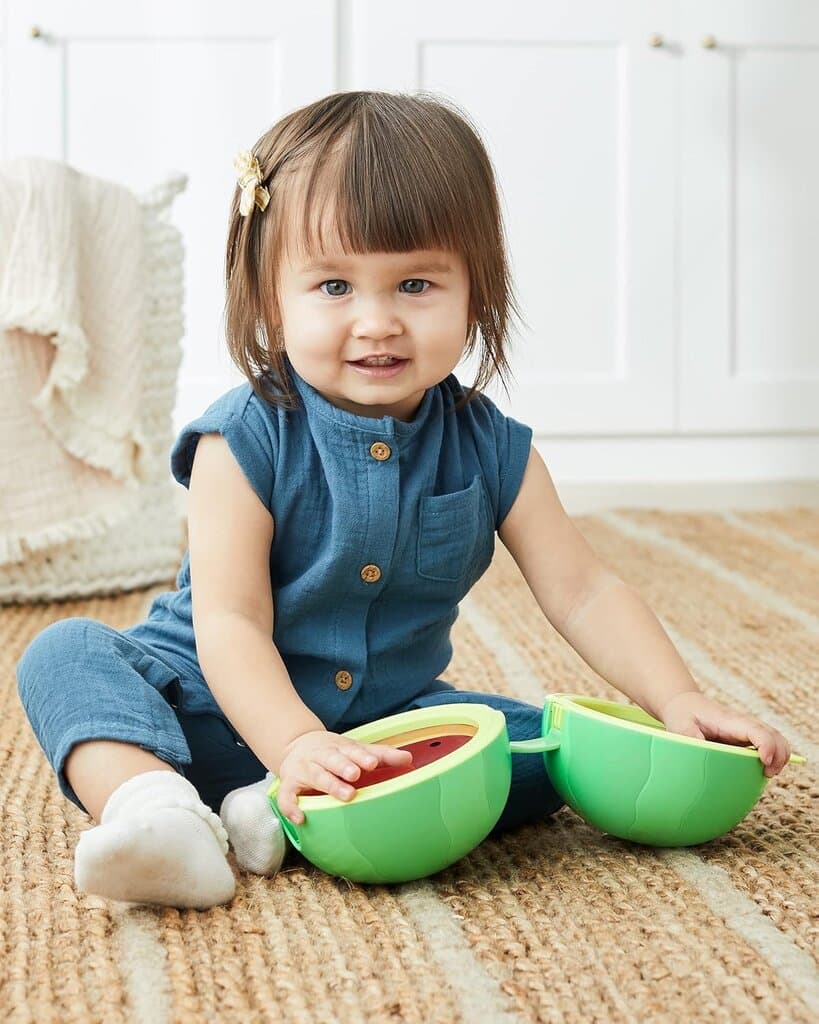 Skip Hop Farmstand Melon Drum Musical Baby Toy 6