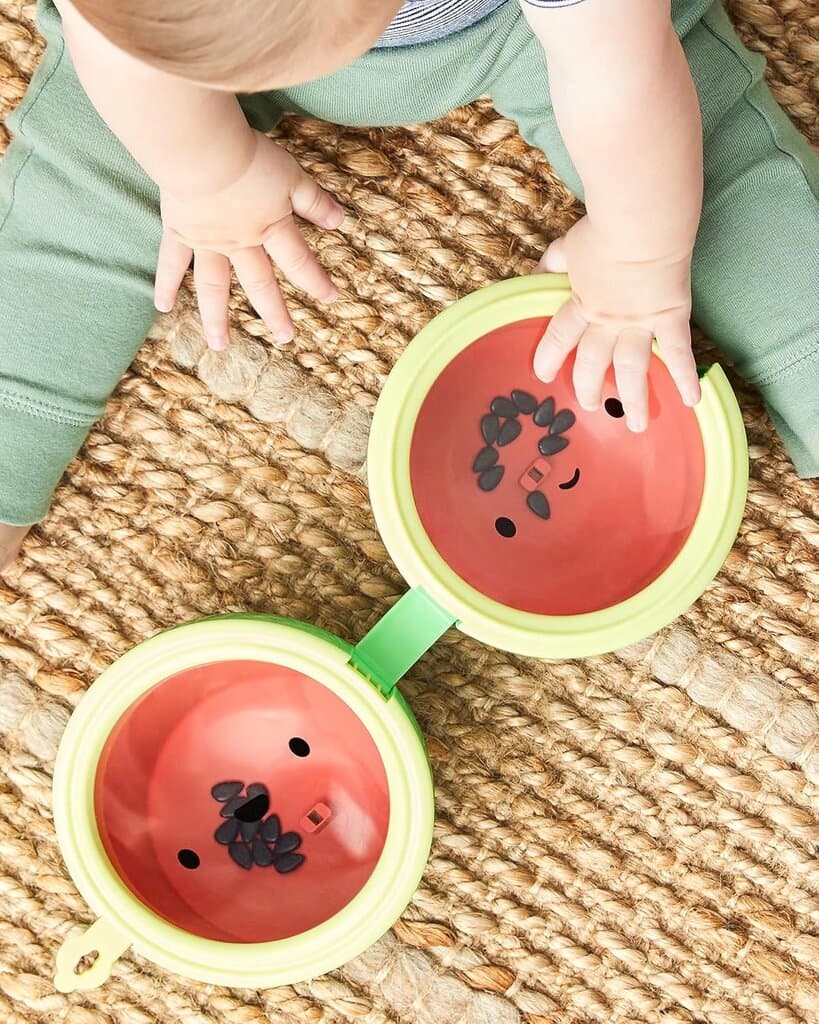 Skip Hop Farmstand Melon Drum Musical Baby Toy 7