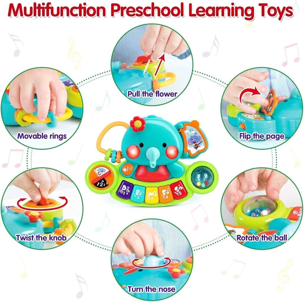 WITALENT Musical Piano Toy for Toddlers 6