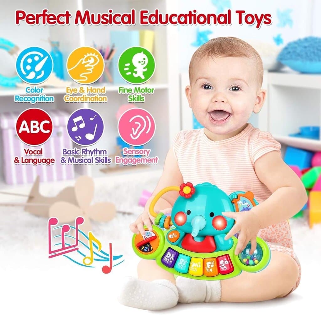 WITALENT Musical Piano Toy for Toddlers 2