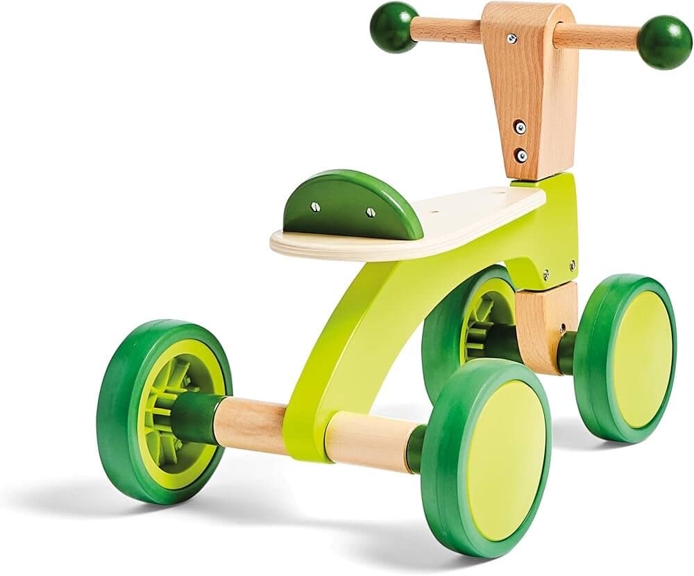 Hape Scoot Around Toddler Wood Ride-On Bike - Light Green 3