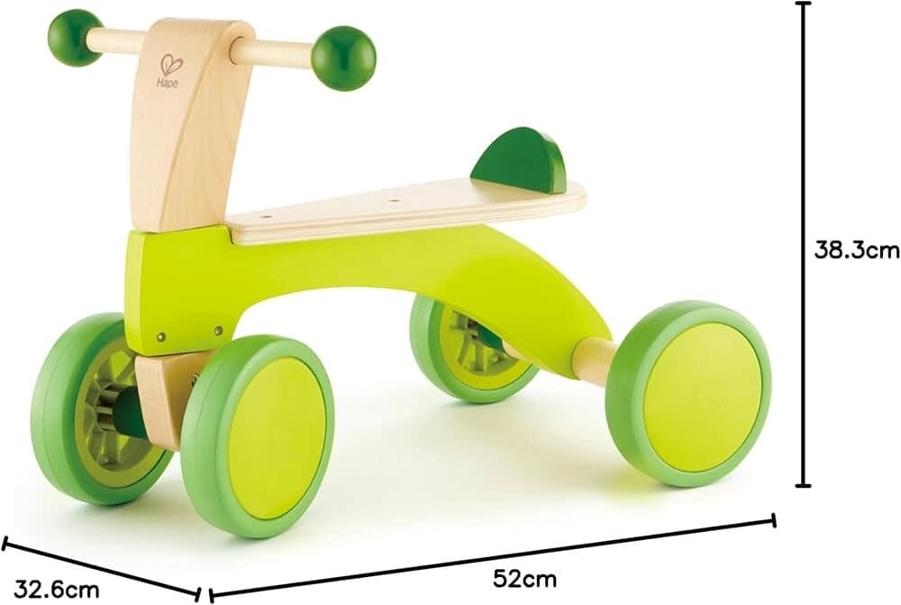 Hape Scoot Around Toddler Wood Ride-On Bike - Light Green 11