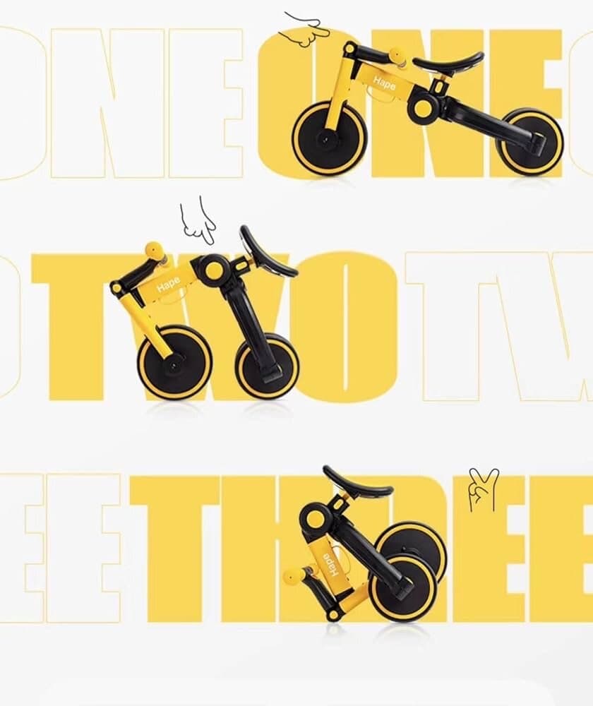 Hape Aluminum Children's Bicycle - Yellow 4