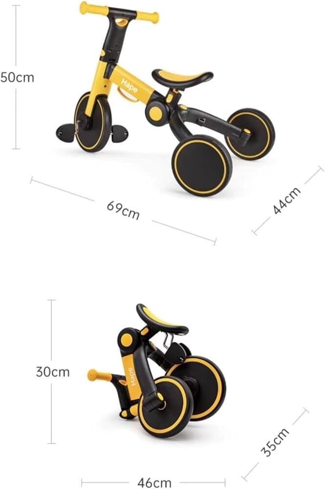 Hape Aluminum Children's Bicycle - Yellow 8