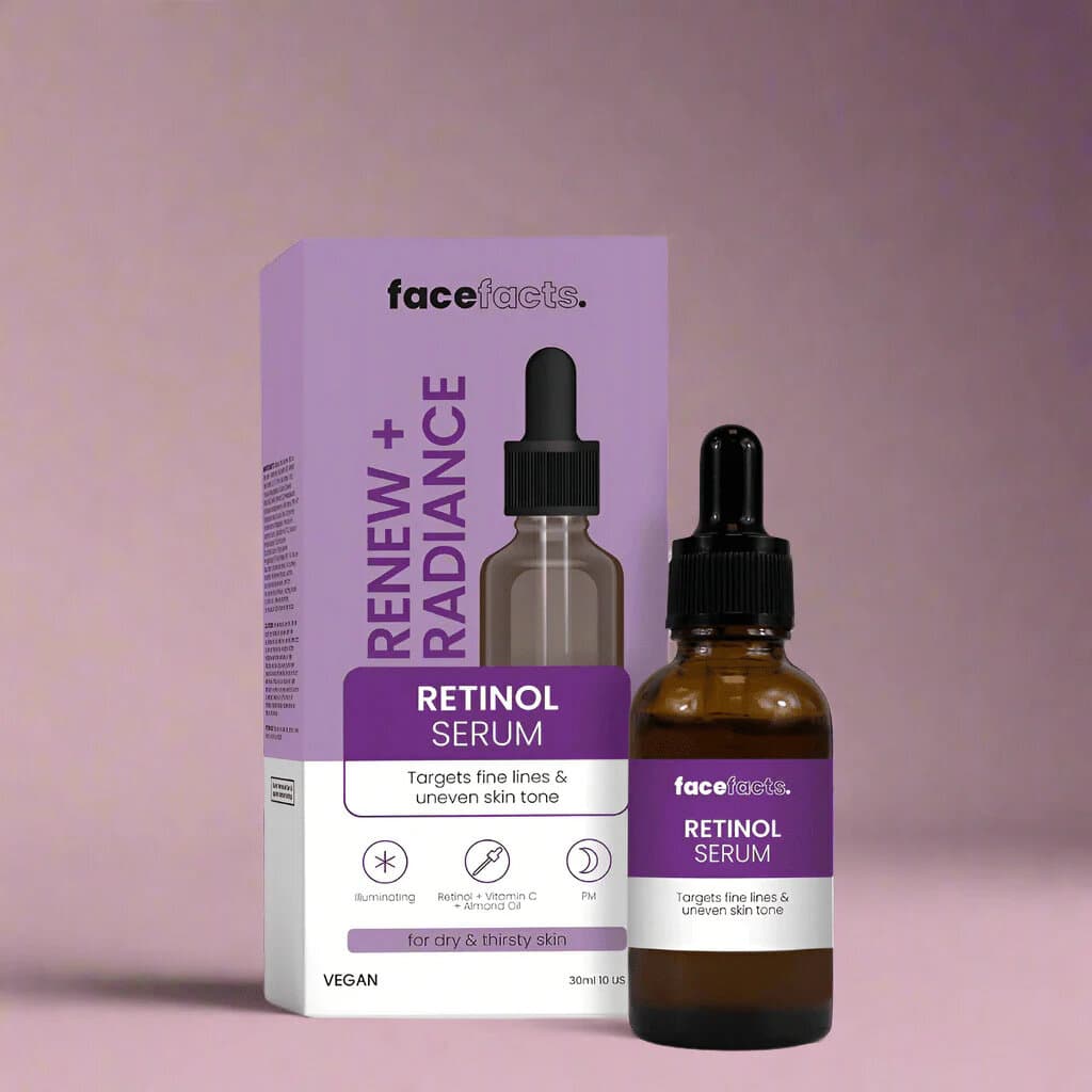 Face Facts Renew + Radiance Retinol Serum - 30ml 2