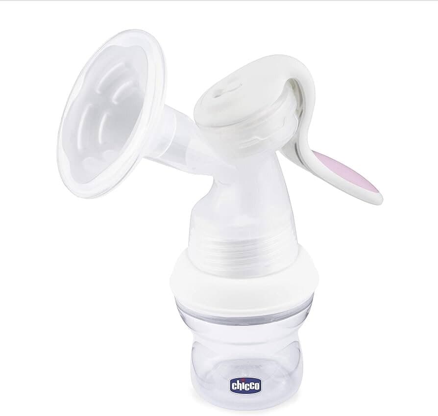 Chicco Manual Breast Pump with Soft Silicone Cup - White 2