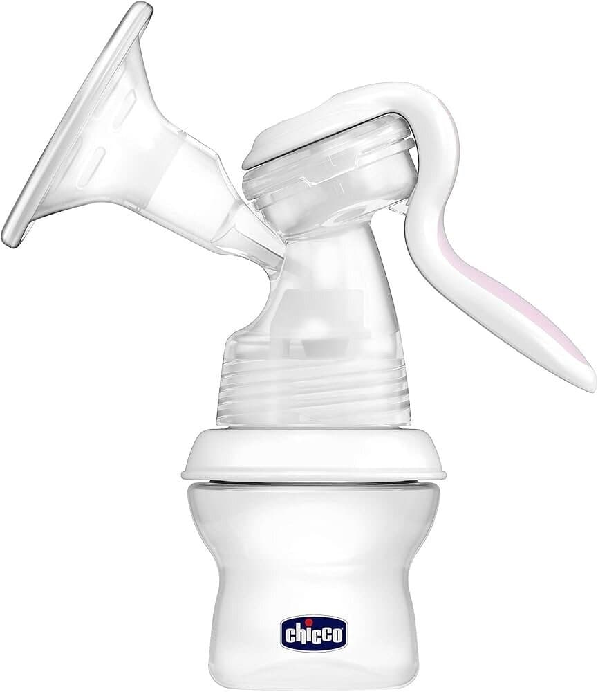 Chicco Manual Breast Pump with Soft Silicone Cup - White 3