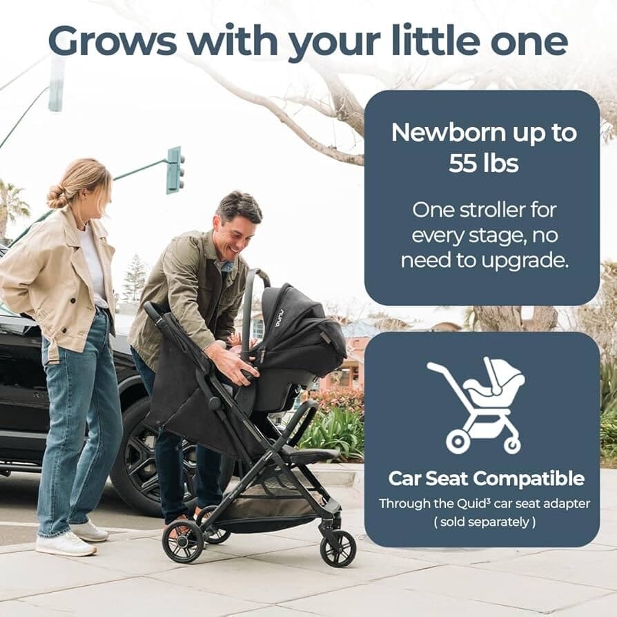 Inglesina Lightweight Baby Stroller - Black 3