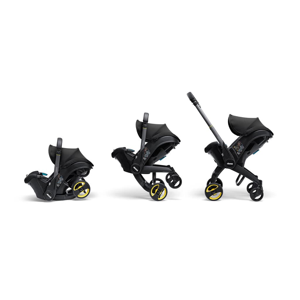 Doona i Infant Car Seat & Stroller Combo - 3-in-1 Travel System, Black 2