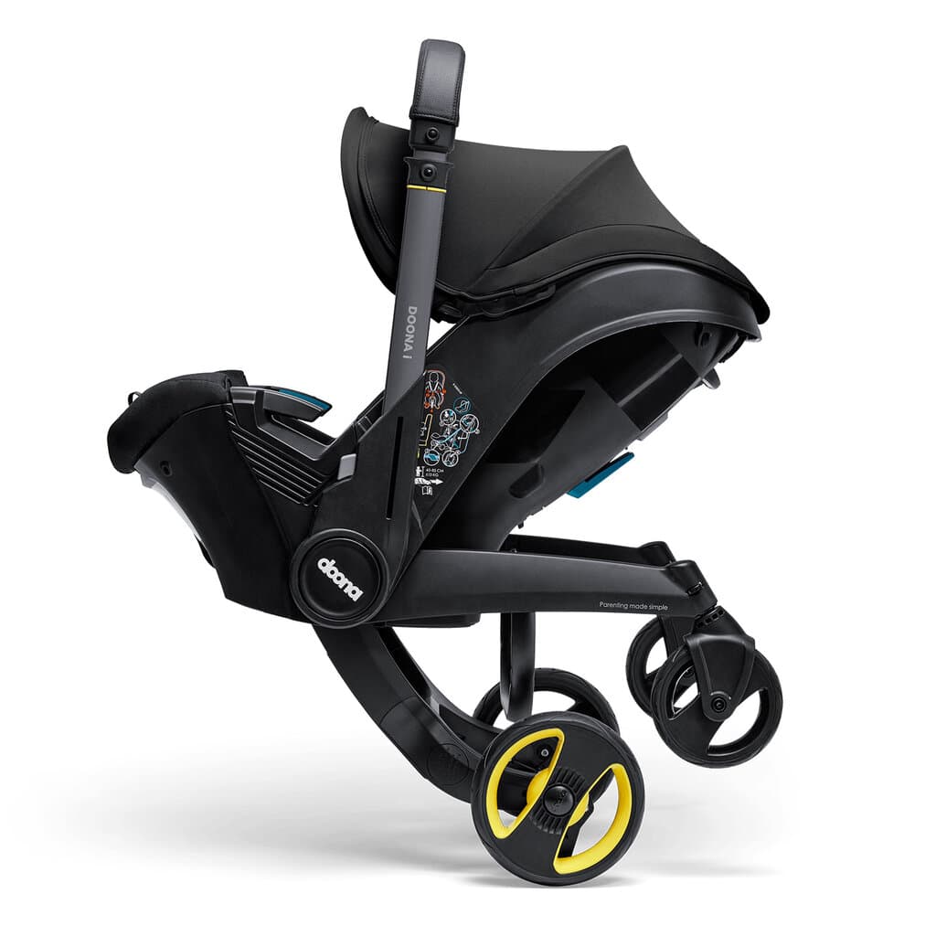 Doona i Infant Car Seat & Stroller Combo - 3-in-1 Travel System, Black 4