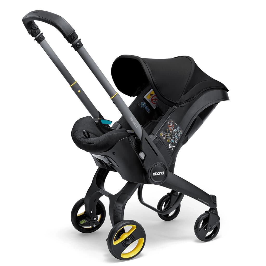 Doona i Infant Car Seat & Stroller Combo - 3-in-1 Travel System, Black 5