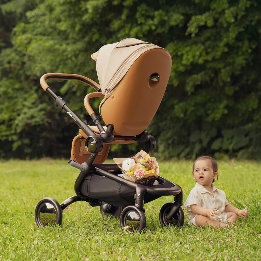 Mima Creo Luxury Baby Stroller - Brown 7