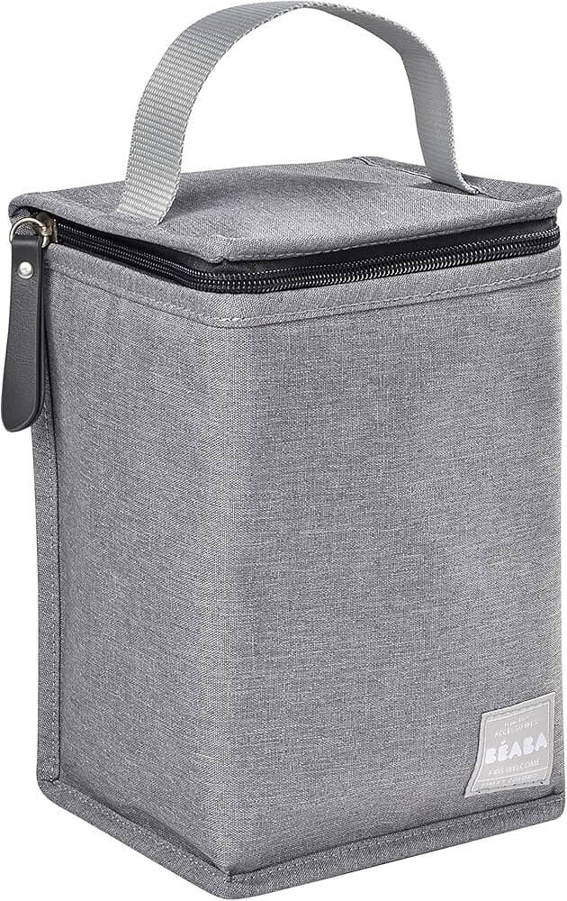 BÉABA Large Capacity Insulated Baby Meal Pouch - Gray 1