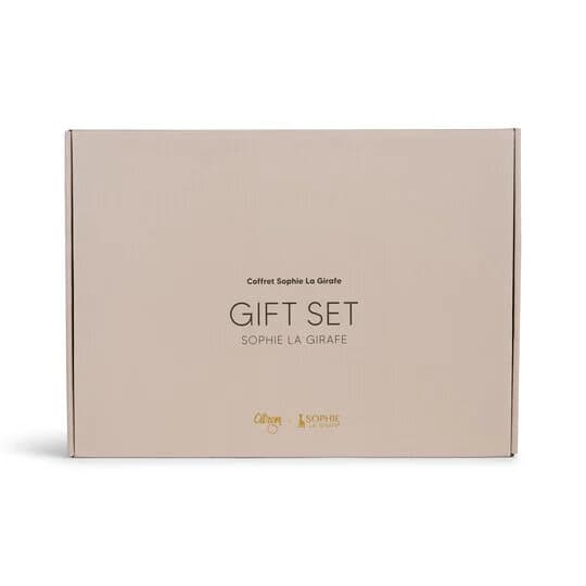 Citron x Sophie Le Girafe Kids' Lunch Gift Set - Dark Brown 4