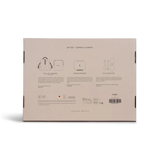 Citron x Sophie Le Girafe Kids' Lunch Gift Set - Dark Brown 5