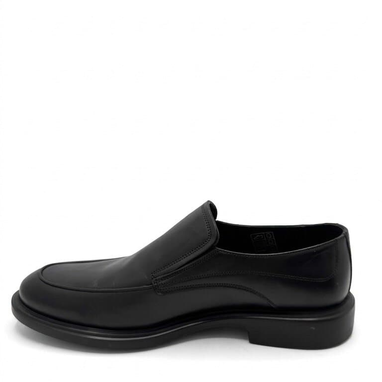 Fast Step Men's Leather Shoes - Black (44) 2