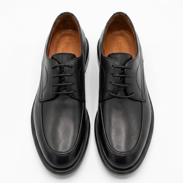 Grand Oxford Men's Leather Shoes - Black (44) 1
