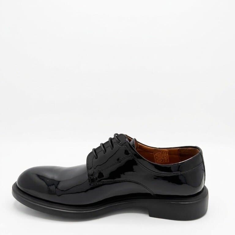 Grand Oxford Men's Leather Shoes - Black (44) 2