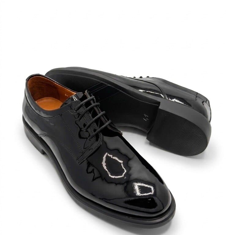 Grand Oxford Men's Leather Shoes - Black (44) 3
