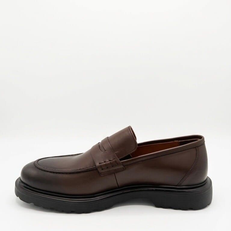 Grand Oxford Men's Leather Shoes - Dark Brown (44) 2