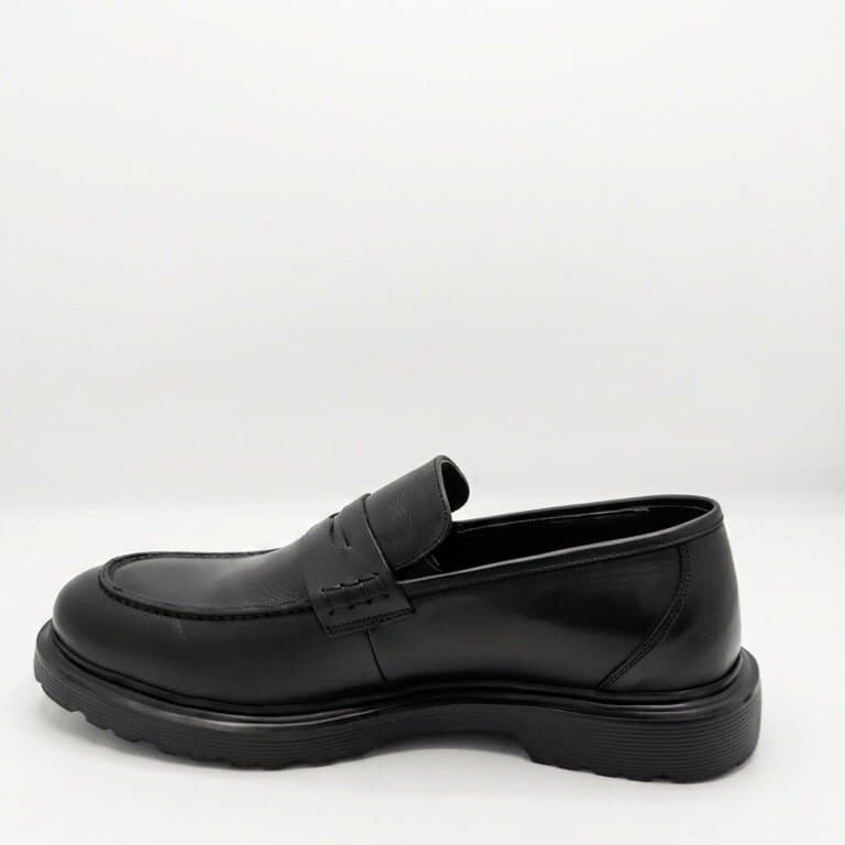 Grand Oxford Men's Leather Shoes - Black (44) 2