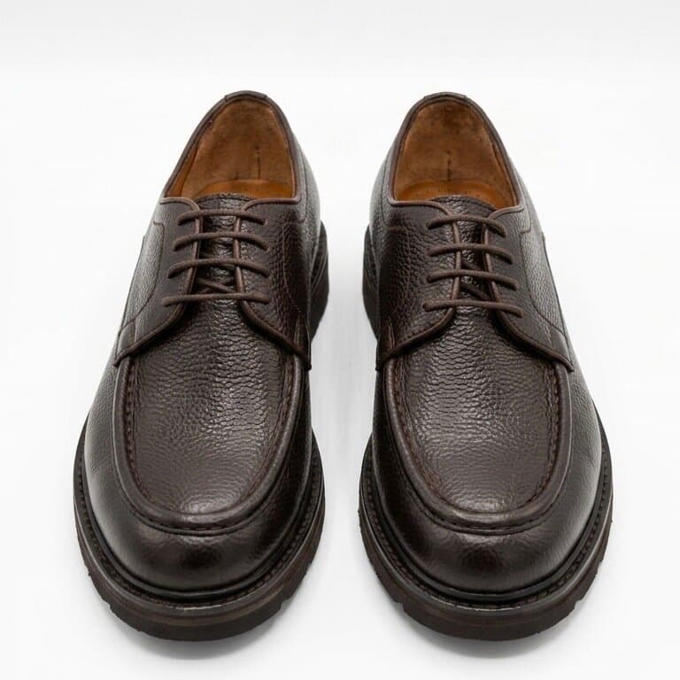 Grand Oxford Men's Leather Shoes - Dark Brown (44) 1
