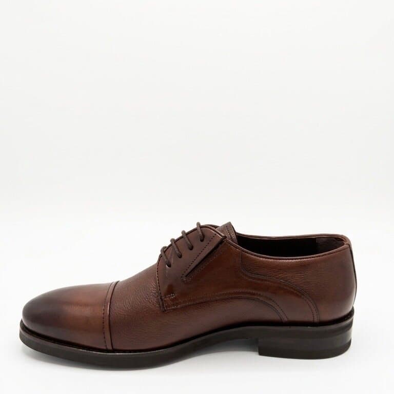 Grand Oxford Men's Leather Shoes - Brown (45) 2