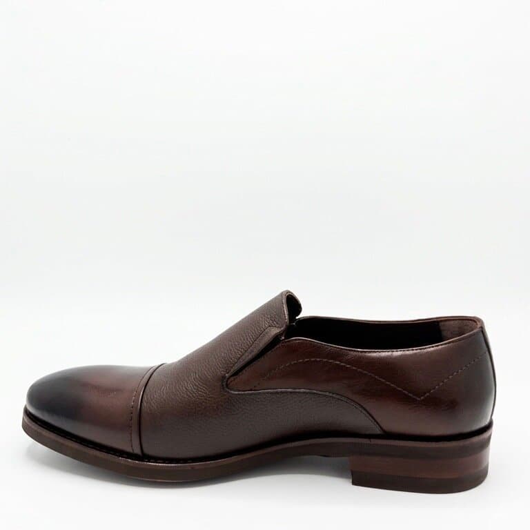 Grand Oxford Men's Leather Shoes - Dark Brown (45) 2