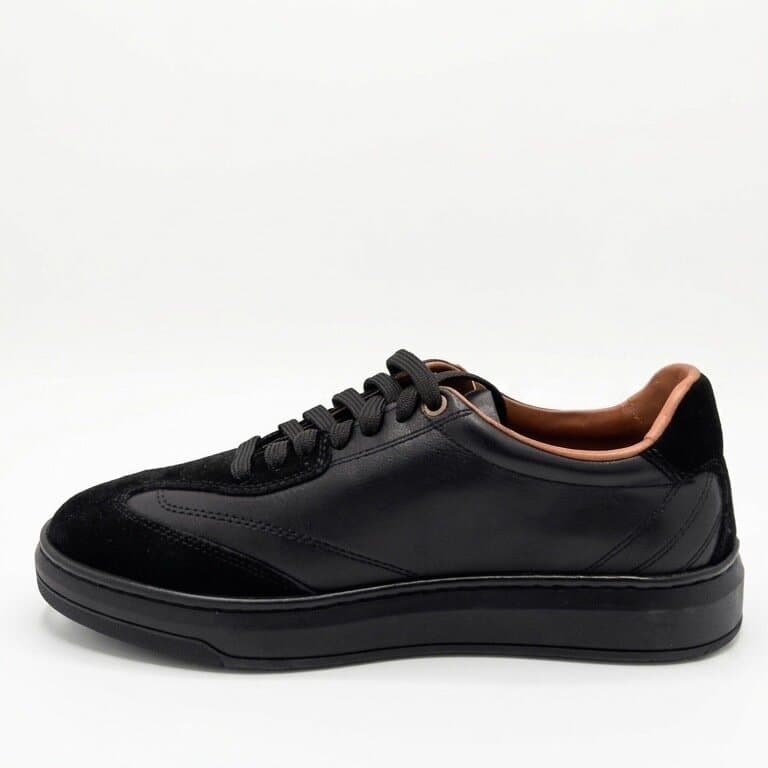 Grand Oxford Men's Leather Shoes - Black (44) 2