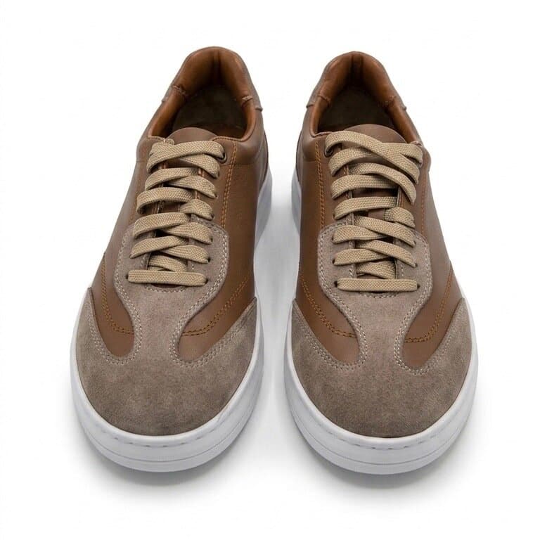 Grand Oxford Men's Leather Shoes - Brown (44) 1
