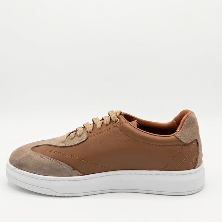 Grand Oxford Men's Leather Shoes - Brown (44) 2