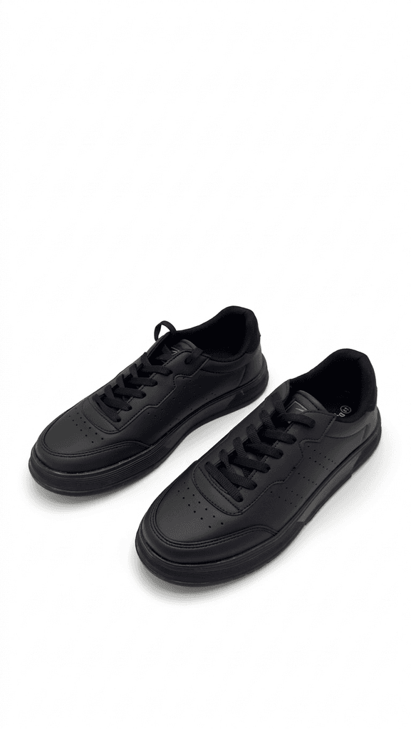 Men's Leather Shoes - Black (44) 1