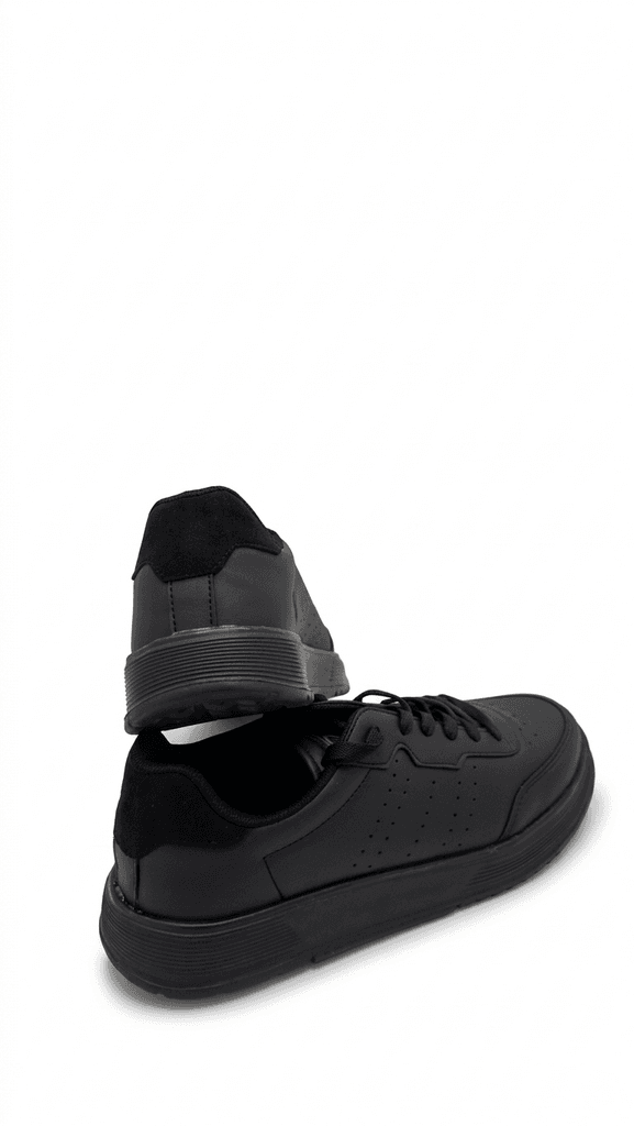 Men's Leather Shoes - Black (44) 4