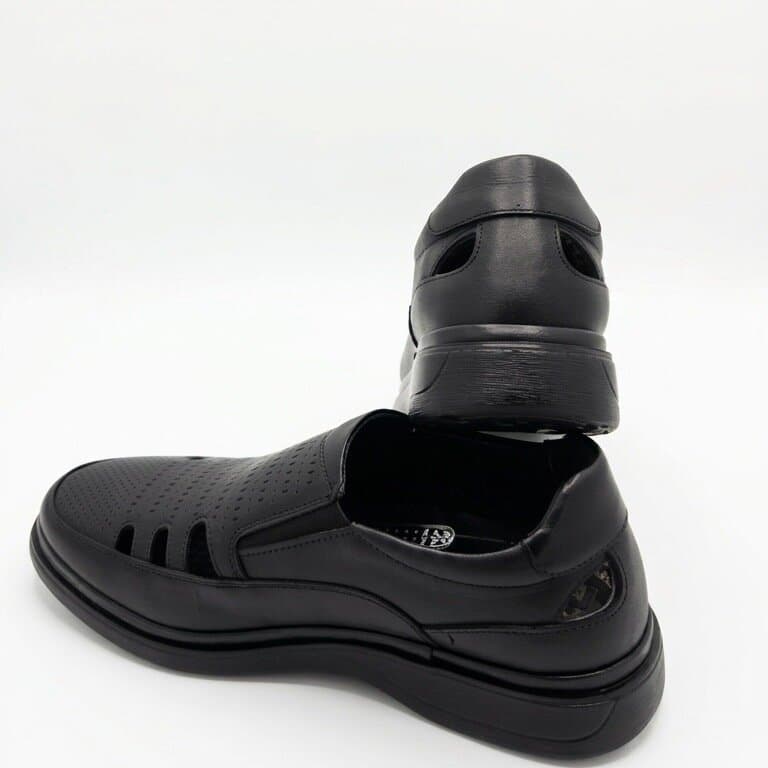 Grand Oxford Men's Leather Shoes - Black (44) 4