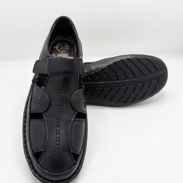 Grand Oxford Men's Leather Shoes - Black (44) 2