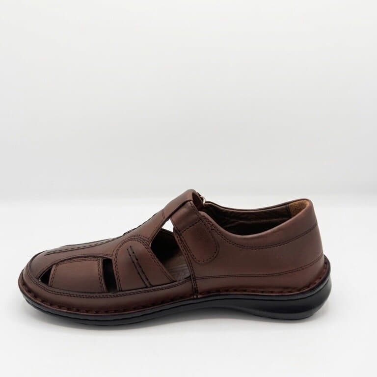 Grand Oxford Men's Leather Shoes - Dark Brown (44) 3