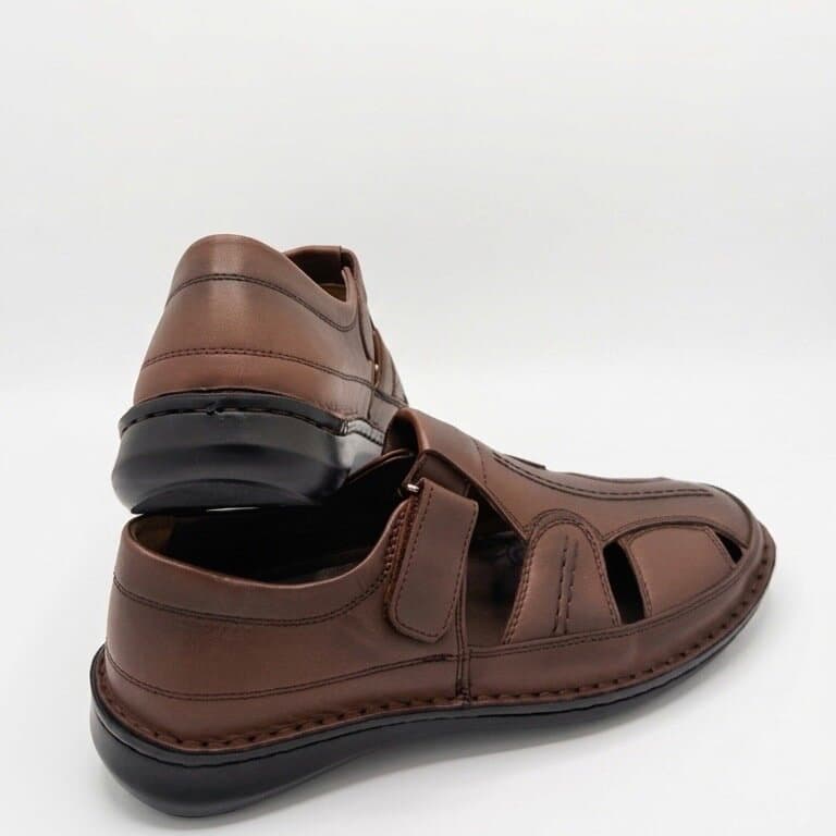Grand Oxford Men's Leather Shoes - Dark Brown (44) 4