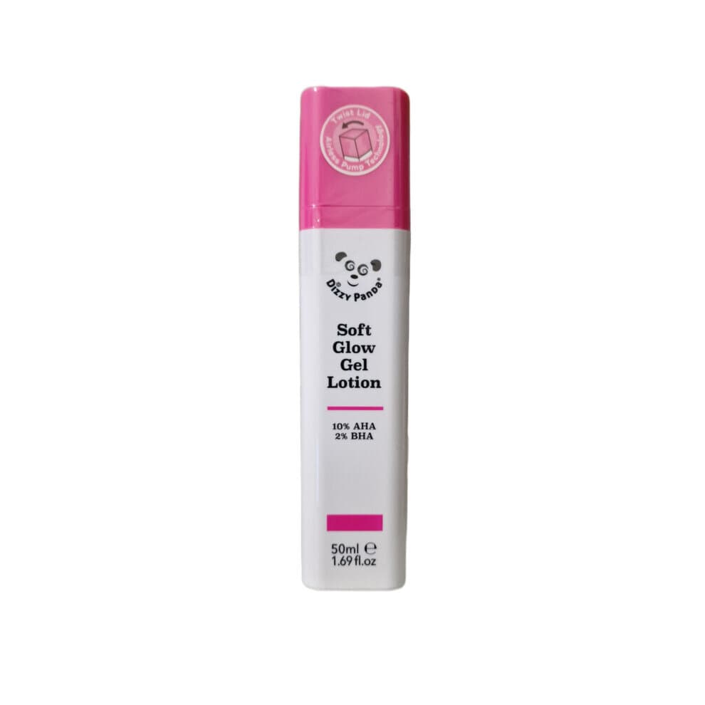 Dizzy Panda Soft Glow Gel Lotion 10% AHA & 2% BHA Brightening Exfoliator - 50ml 1