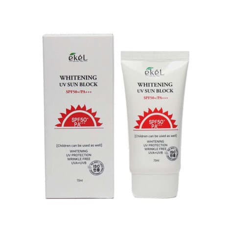 Ekel Whitening UV Sun Block SPF50+ PA+++ Triple Action Sunscreen - 70ml 1