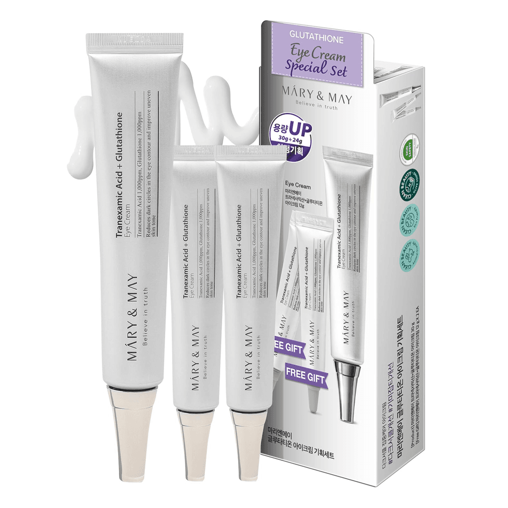 Mary & May Tranexamic Acid + Glutathione Eye Cream Special Set (30g + 24g) 1