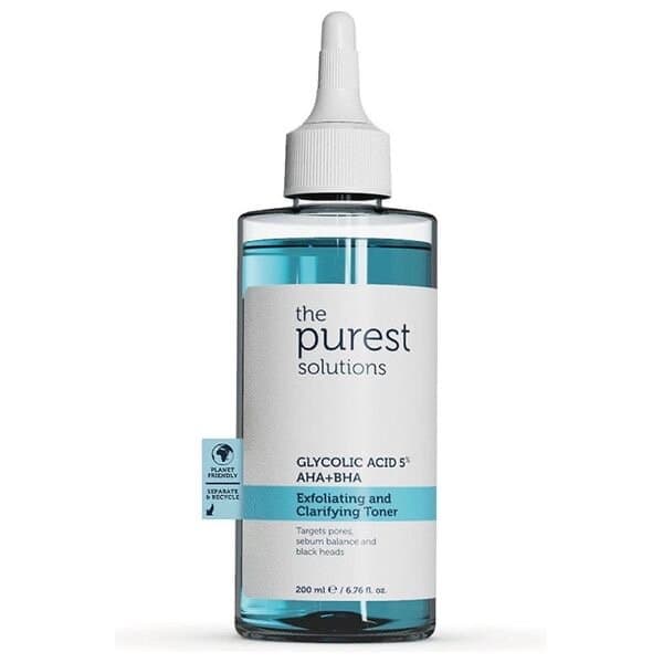 The Purest Solutions 5% AHA + BHA Exfoliating and Clarifying Toner - 200ml 2